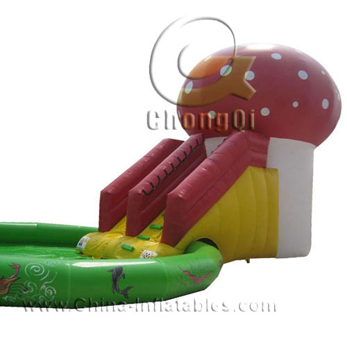 inflatable water slide combo